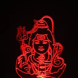 diona 3D SHIVA LED MULTI COLOR NIGHT LAMP Home Decor Items Night Lamp-picture-10