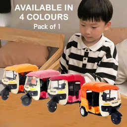 arizuul Vintage Style Auto Rickshaw Toy – Collectible Diecast Model Vehicle image 5