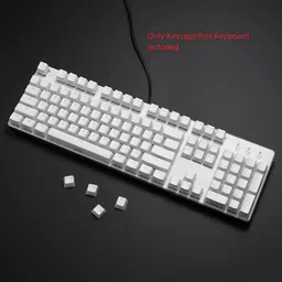 Etzin PBT 108 Pudding Keycaps Set TKL/104/108-Keys Mechanical Keyboard, with Keycaps Wireless Standard Gaming Keyboard Compatible with Desktop, Laptop, Mac Easy to Use,Plug and Play,Quick, Comfy Durable body-image-33