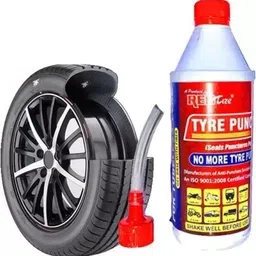 redtize 500ML TUBELESS TYRE GEL GENUINE GEL Tubeless Tyre Puncture Repair Kit image 3