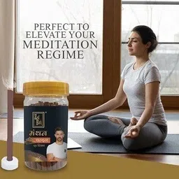 zed black Bamboo Less Manthan Series Dhoop Sticks in Jar Packing No Bamboo Rose, Mogra, Chandan, Loban image 2