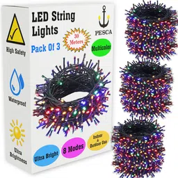 pesca 100 LEDs 30 m Multicolor Steady String Rice Lights-picture-14