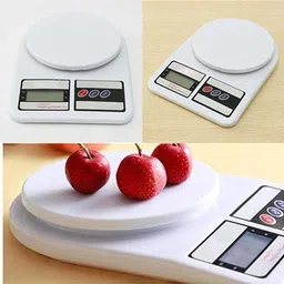 AMAZECARE Digital Electronic Compact Kitchen Weighing Scale Balance Multi-purpose Weight Measuring Machine 1G x 10KG With Large LCD Display (Included 2AA Size Battery) Weighing Scale Weighing Scale image 3