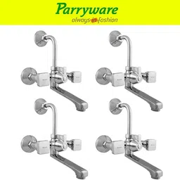 parryware Ritz Wall Mixer 2 in 1 with Overhead Shower Provision set of 4 pic 053 Wall Mixer with Overhead Shower Provision Wall Mixer Faucet-picture-21