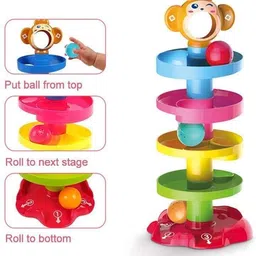 ruffo Toddler Ball Drop Spiral Tower Educational Toy-picture-28