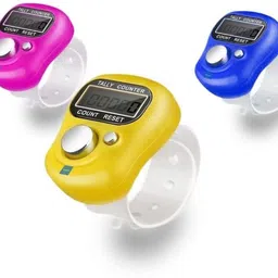 seth sawariya Finger Counter for Pooja Meditation Finger Ring Digital Electronic, Mantra Jaap Digital Tally Counter image 1