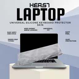 sohil Universal Silicone 14" Keyboard Protector for 14" Laptop Keyboard0.17 Laptop Keyboard Skin image 2