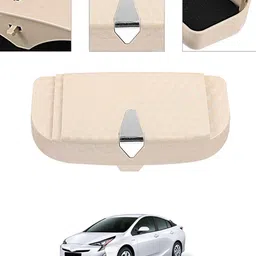 ayw Universal Multiuse Beige New Style Sunglass Holder For Car-207 White Car Sunglass Clip Holder image 1