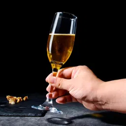 zelovi (Pack of 2) 2-Pieces Glass For Wine, Champagne, Scotch, Cocktail,Red & White Wine Glass Set Wine Glass image 4