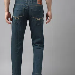 roadster Men Slim Mid Rise Blue Jeans image 3