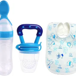 Baby Food Feeder Baby Fruit Nibbler And Bib Feeder-image-66