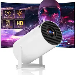 Omexcart 4k Android WiFi6 BT 5.0 260 ANSI LM Short Throw Auto Keystone (4000 lm / 1 Speaker / Wireless / Remote Controller) Portable Projector-picture-27