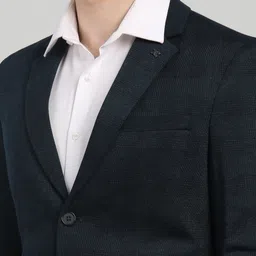 killer Men Checkered Single Breasted Casual Blazer image 5