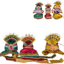 real craft Jagannath idol dress kit, 6 inch Dress-picture-27