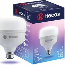 hecos 50 W Basic Round B22 LED Bulb image 1