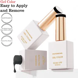 ekinsu Professional Black Color Gel Polish Black image 4