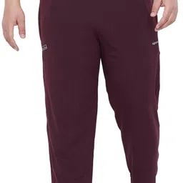 bigbanana Men Solid Maroon Track Pants image 1