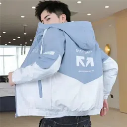 azy fabrics Men Colorblock Casual Jacket image 2