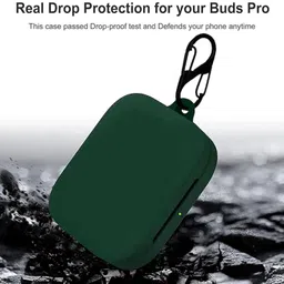 KANSOL Silicone Velcro Earbuds Case For OnePlus Buds Pro 2021 image 3