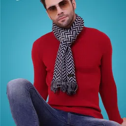 MHAX Striped Men Muffler image 3