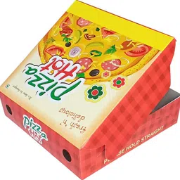 line 'n' curves Pizza Box Cardboard Pizza, Sandwich, French Fries, Snacks Packing Packaging Box image 5