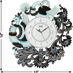 ajanta Analog 35 cm X 33 cm Wall Clock image 1