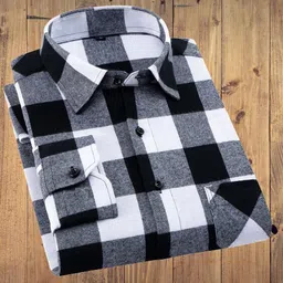 solvyn Men Slim Fit Checkered Button Down Collar Casual Shirt-picture-41