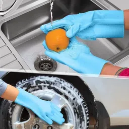 nksnimystore GripEase Silicone Gloves – Supreme Grip for Every Cleaning Job Wet and Dry Disposable Glove image 3