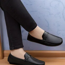 t-rock Mens Loafers| Comfortable Casual & Formal Slip-On Flats for Office & Daily Wear Loafers For Men image 1