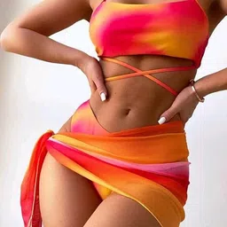 xoinxo Printed Women Multicolor Swimsuit-picture-14