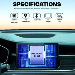 trony Android 4GB RAM 64GB ROM Dashboard Touchscreen for Tata Tiago TO1 Car Stereo image 4