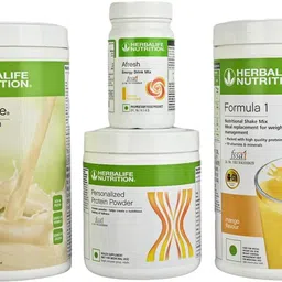 herbalife Mango Shake , Personalized Protein Powder 200g, Afresh Lemon 50g & ShakeMate LEMON, MANGO Powder image 1