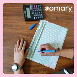 amary Monthly Habit Tracker|12 Sheets, A4 Size |Update Calendar Daily,Weekly & Monthly All Wall Calendar image 3