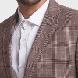 colorplus Men Checkered Single Breasted Casual Blazer image 2