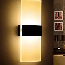 smartway lighting Prime Plastic Flush Mount Wall Light (White) image 1