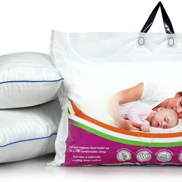picknbuy Polyester Fibre Sleeping Pillow Pack of 2 Solid Comfort Series image 5