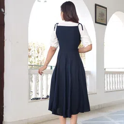 rajoriya Women Black Dungaree image 4