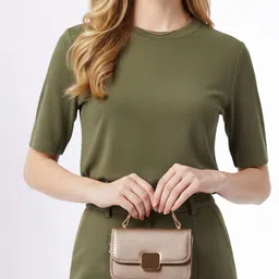 dressberry Women Brown Satchel-picture-10