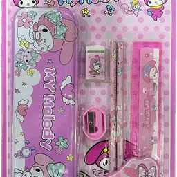 thing cart My Melody Theme Stationery Gift Pack for Return Birthday Gift My Melody Art Metal Pencil Box-picture-38