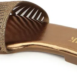 anouk Women Women sandal Pair of Embellished Fashion Open toy for girls Flats Sandal image 3