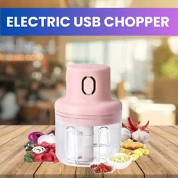 guggu Chopper (Electric Rechargeable Chopper) for Kitchen Vegetable Garlic Onion W66 Electric Vegetable & Fruit Chopper-picture-28