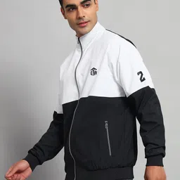 ewools Men Colorblock Bomber Jacket image 3