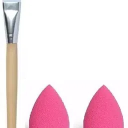 Face Silicone Brush & 2 Beauty Blenders Set for Makeup & Skincare-image-13