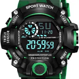 blutech Digital Watch - For Boys & Girls Digital Multifunctional Black Dial Outdoor Sports Stylish & Attractive Ultimate Performance Light watch Day & Date Display-picture-12