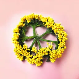 uvx fashion & tech Yellow Hibiscus Artificial Flower-picture-11