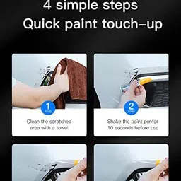 fixcare Car Paint Pen Red, Car Touch Up Paint Pen Red Car Body Filler Putty image 3