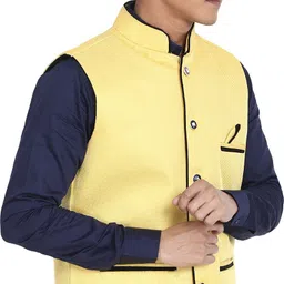 ranmuk Self Design Men Waistcoat image 3