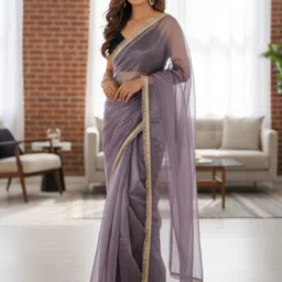 tasrika Embellished Bollywood Net Saree image 2