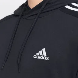 adidas Men Full Sleeve Solid Hooded Sweatshirt image 5