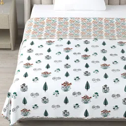 sabhya creation Floral Single Dohar forAC Room-picture-12